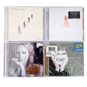 4 CD Lot: Mumford & Sons Delta, Melissa Etheridge, Jewel Pieces of You, Susan